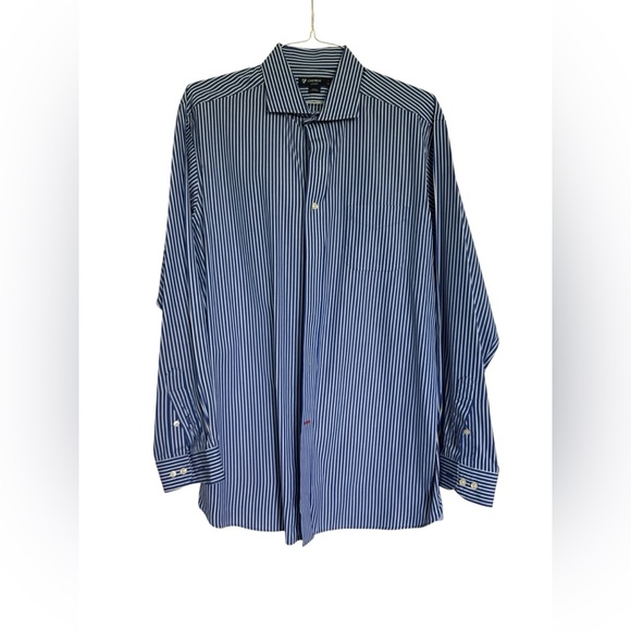 Daniel Cremieux Other - Daniel Cremieux Blue Dress Shirt with Pinstripes